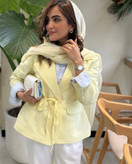 کت لینن زنانه مجلسی