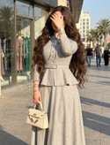 کت و دامن شانتون زنانه