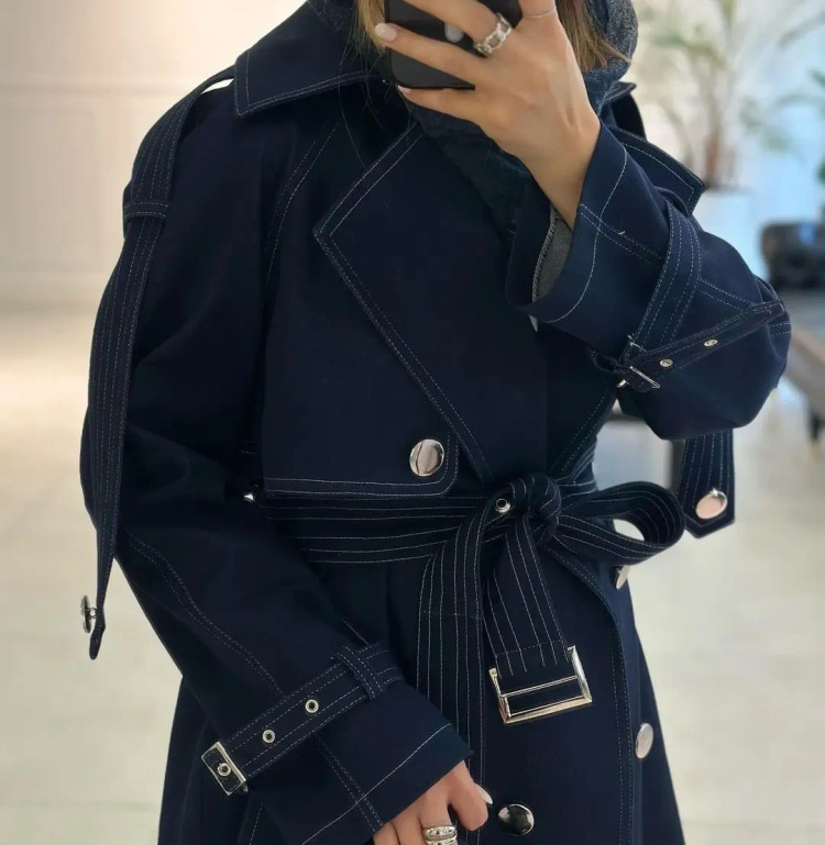 بارانی جین زنانه اذر