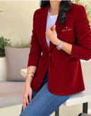 کت مخمل کبریتی کویین
