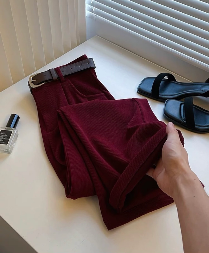شلوارمخمل کبریتی پارمیدا